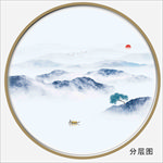 山水抽象画