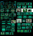 整木立面cad