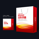 红色手提袋 手提袋设计 手提袋