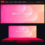 粉色背景 潮流背景