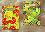 金绿花纹  礼品袋