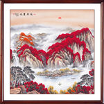 山水画国画山水画