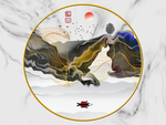 新中式背景墙