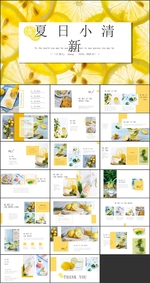 夏日小清新PPT