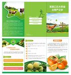 清脆李 三折页