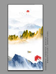 水墨山水画