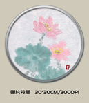 中国风写意荷花装饰画（原创）
