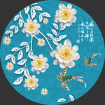 新中式花鸟工笔画