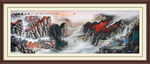 山水画国画山水画