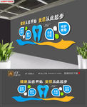 创意牙齿医院诊所标语文化墙