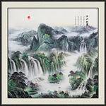 山水画国画山水画