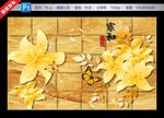 家和富贵 电视背景墙