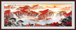鸿运当头国画