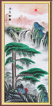 迎客松国画迎客松