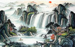 国画山水