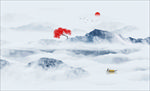 山水画山水水墨山