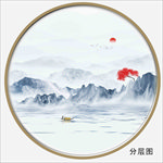 抽象山水
