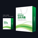 绿色手提袋