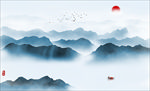 新中式山水画