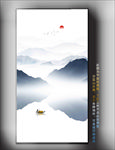 中国风山水挂画