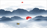 新中式山水画