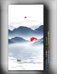 玄关山水