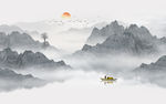 水墨山水画