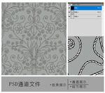 装饰花纹通道图片