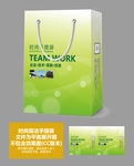 绿色高档手提袋