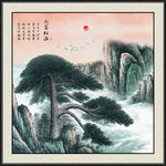 山水画国画山水画