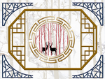 新中式电视背景墙