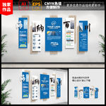 企业文化墙 科技公司展板