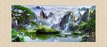 绿水青山办公室挂画