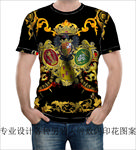 潮牌男装数码印花