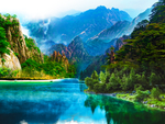 山水风景 山水画