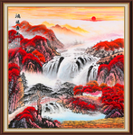 鸿运当头国画