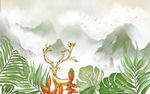 绿植简欧风无框画 TIF分层