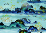 水墨山水画图