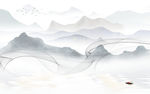 新款中式风格山水 tif分层