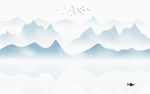 中国风中式风格山水 tif分层