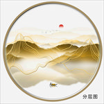 线条金线山