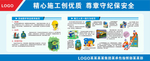 施工围挡宣传展板工地展板