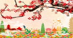 大江东去浪淘尽 背景画