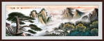 迎客松国画迎客松