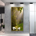 森林风景玄关画