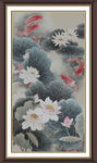 国画荷花