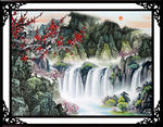 国画梅花