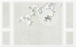 中式花鸟框图