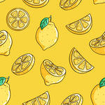 柠檬手绘插画