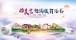 宽甸生态卫生城市形象广告海报